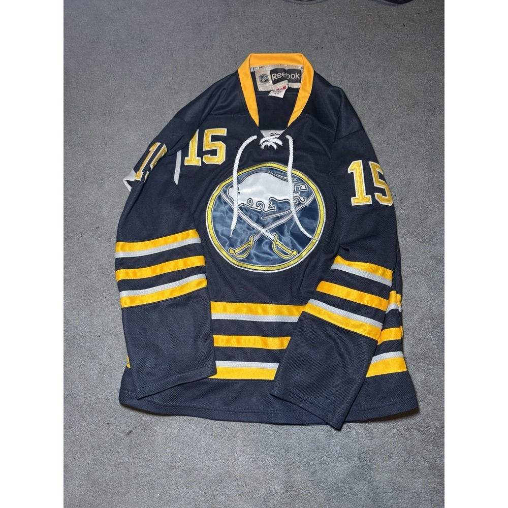 Reebok CCM Buffalo Sabres Jack Eichel #15 Hockey Jersey Size 48 Medium